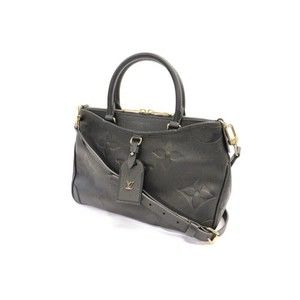 LOUIS VUITTON - Monogram Black Leather TRIANON PM Shoulder Bag w/Dust Bag